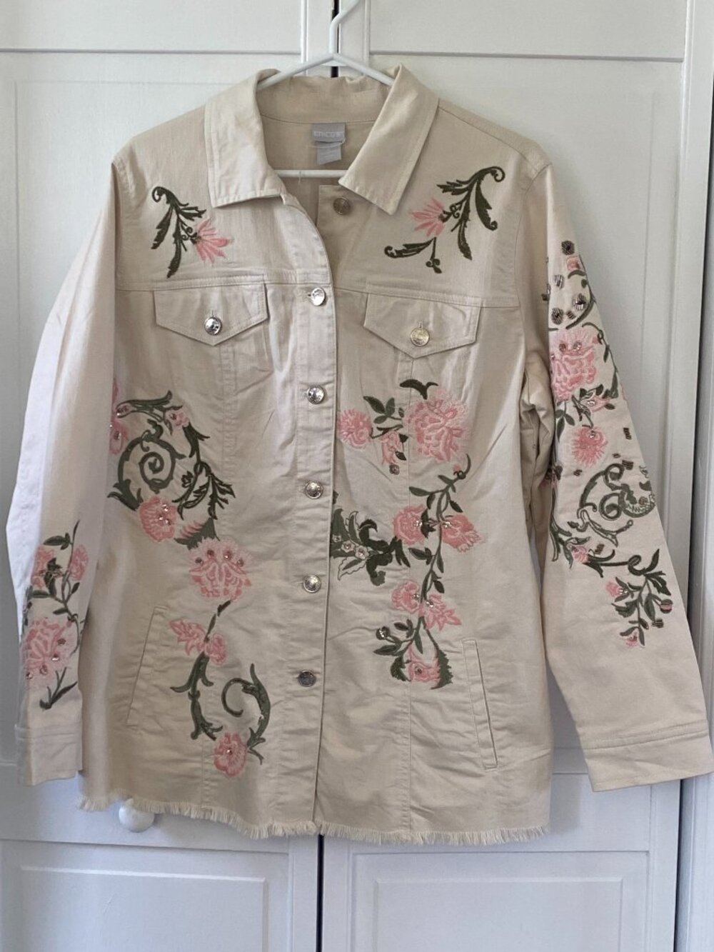 #51  Chicos Embroidery Jacket
